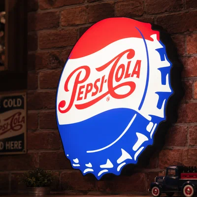 Hộp Đèn LED Pepsi Cola | Mẫu 3D Nhiều Màu Định Dạng 3MF
