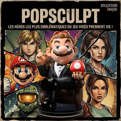 Mô hình Mario phiên bản "Bố Già"