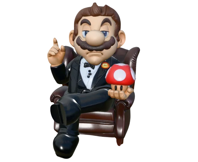 Mô hình Mario phiên bản "Bố Già" - Image 2