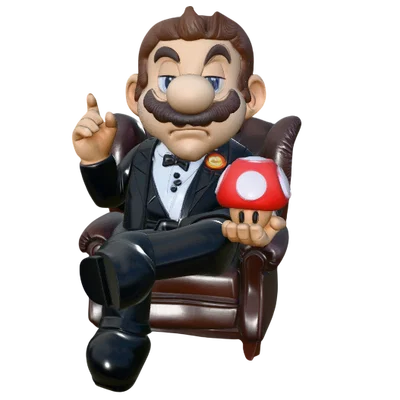 Mô hình Mario phiên bản "Bố Già"