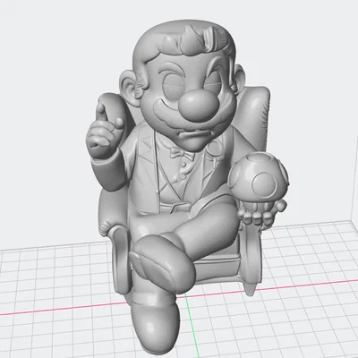 Mô hình Mario phiên bản "Bố Già"