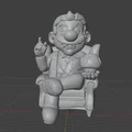 Mô hình Mario phiên bản "Bố Già" - Thumbnail 4
