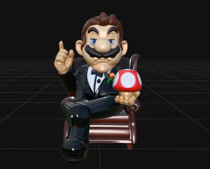 Mô hình Mario phiên bản "Bố Già" - Image 5