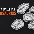 Bộ Khuôn Cắt Bánh Quy Khủng Long | 5 Mẫu STL Cho In 3D - Thumbnail 1
