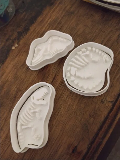 Bộ Khuôn Cắt Bánh Quy Khủng Long | 5 Mẫu STL Cho In 3D - Image 2