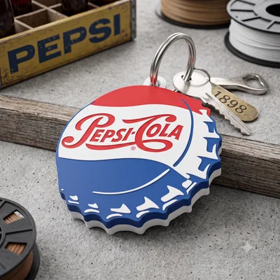 HypeTag — Móc khóa / Mặt dây chuyền Pepsi Cola