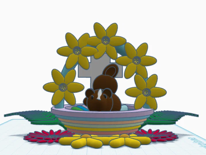 Mô hình Chuột lang Phục sinh (Easter Guinea Pig) độc đáo - Image 1
