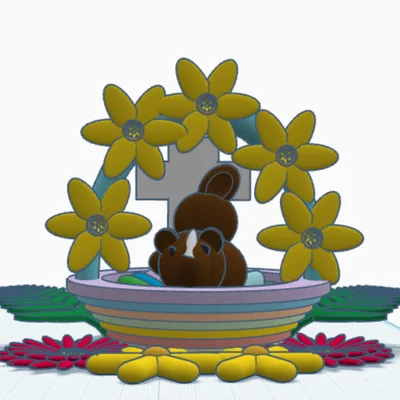 Mô hình Chuột lang Phục sinh (Easter Guinea Pig) độc đáo