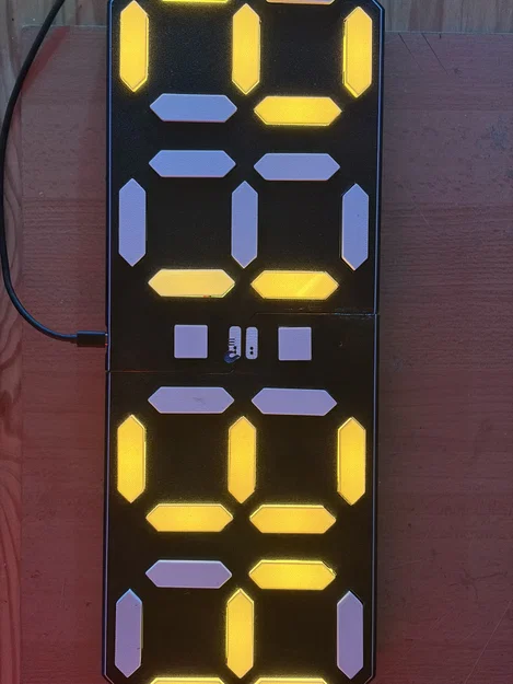 BCLOCK - Đồng hồ LED 7 đoạn dùng Neopixel - Image 1