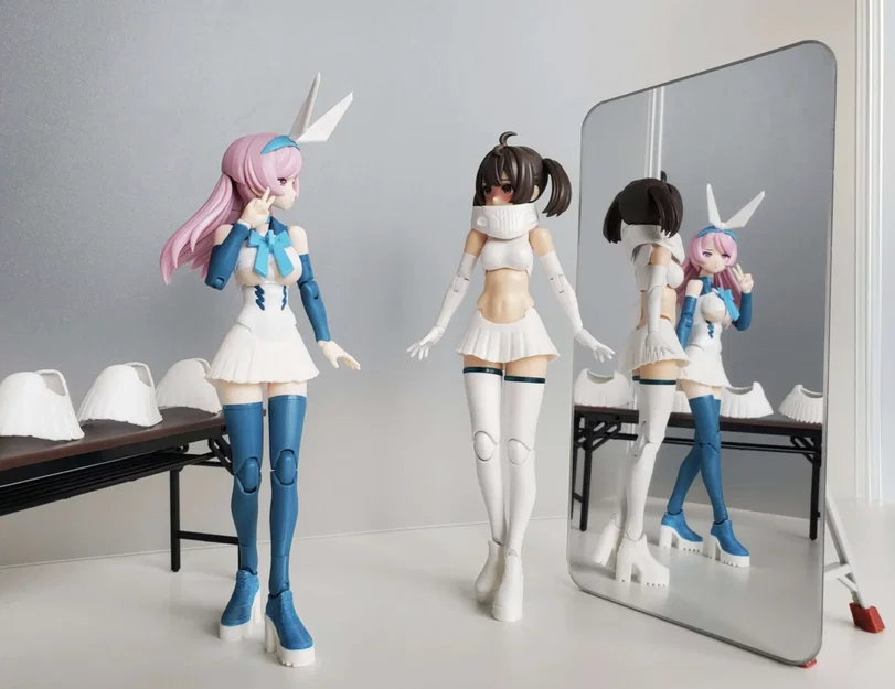 Mẫu Váy 1:12 Ver.6 Tùy Chỉnh Cho Megami Device Figure - Image 1