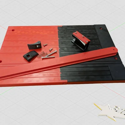 Máy cắt giấy khổ A4 - Tự in 3D