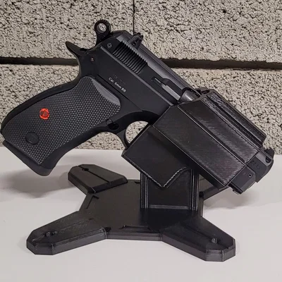 Giá đỡ 3D trưng bày súng airsoft CZ 75 chắc chắn, thẩm mỹ