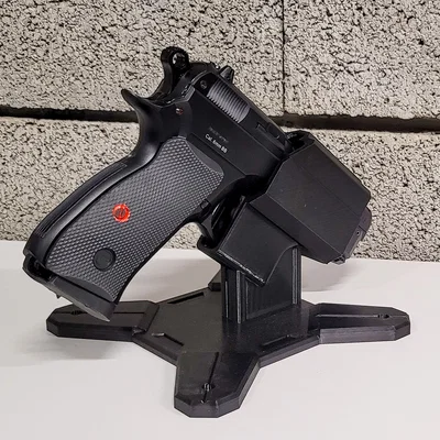 Giá đỡ 3D trưng bày súng airsoft CZ 75 chắc chắn, thẩm mỹ