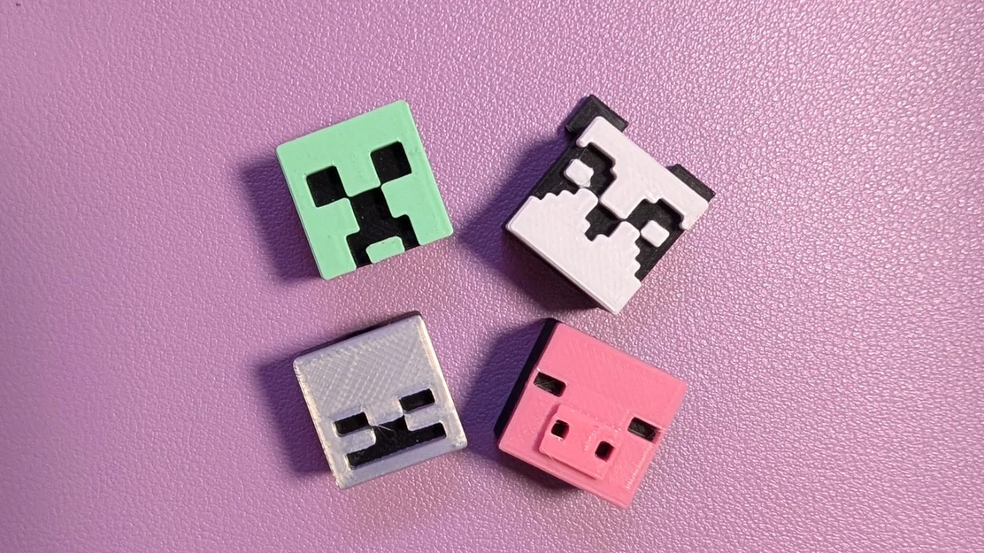 Hạt Trang Trí Dây Hoodie Hình Quái Vật Minecraft - Image 1