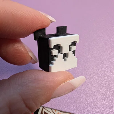 Hạt Trang Trí Dây Hoodie Hình Quái Vật Minecraft