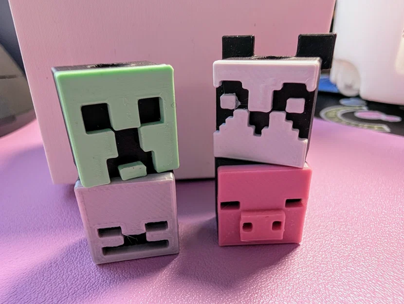Hạt Trang Trí Dây Hoodie Hình Quái Vật Minecraft - Image 5