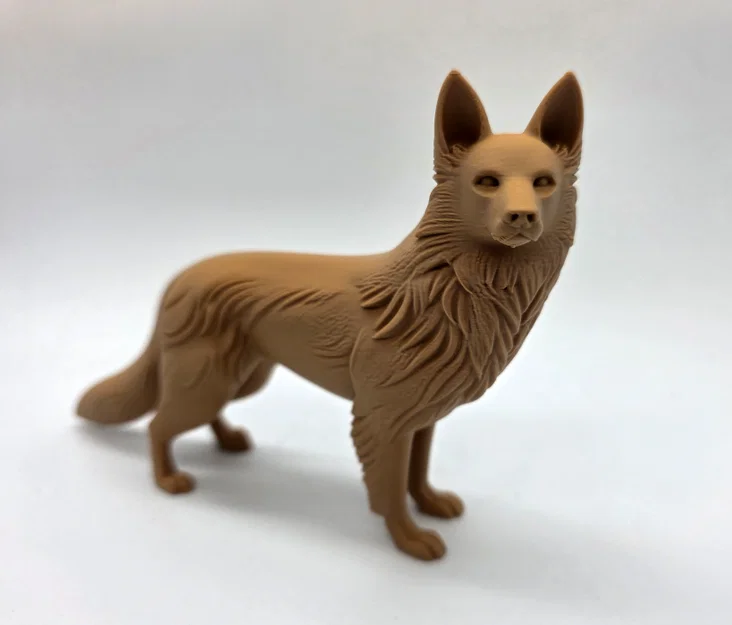 Tượng chú chó Australian Kelpie đang đứng - Image 1