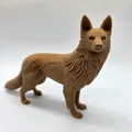 Tượng chú chó Australian Kelpie đang đứng - Thumbnail 1