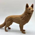 Tượng chú chó Australian Kelpie đang đứng - Thumbnail 2