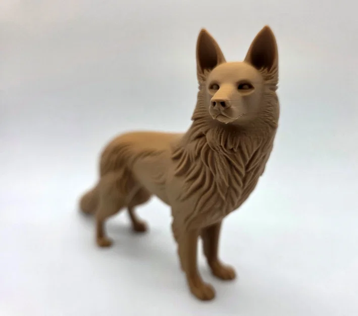 Tượng chú chó Australian Kelpie đang đứng - Image 5