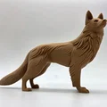 Tượng chú chó Australian Kelpie đang đứng - Thumbnail 6