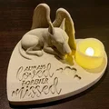 Tượng Tưởng Niệm Thiên Thần Dobermann - Always Loved Forever Missed - Thumbnail 1