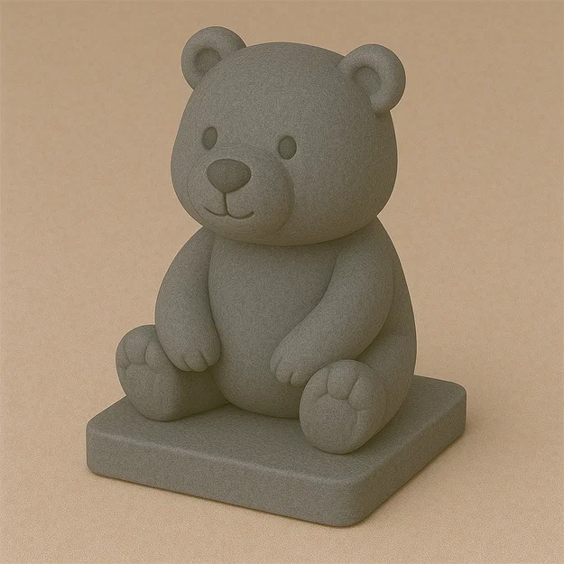 Mô hình chú gấu nhỏ đáng yêu (Cute lil' bear) để bàn cực xinh - Image 1