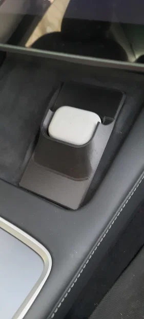 Giá đỡ AirPods Pro cho đế sạc không dây trên xe Tesla - Image 1