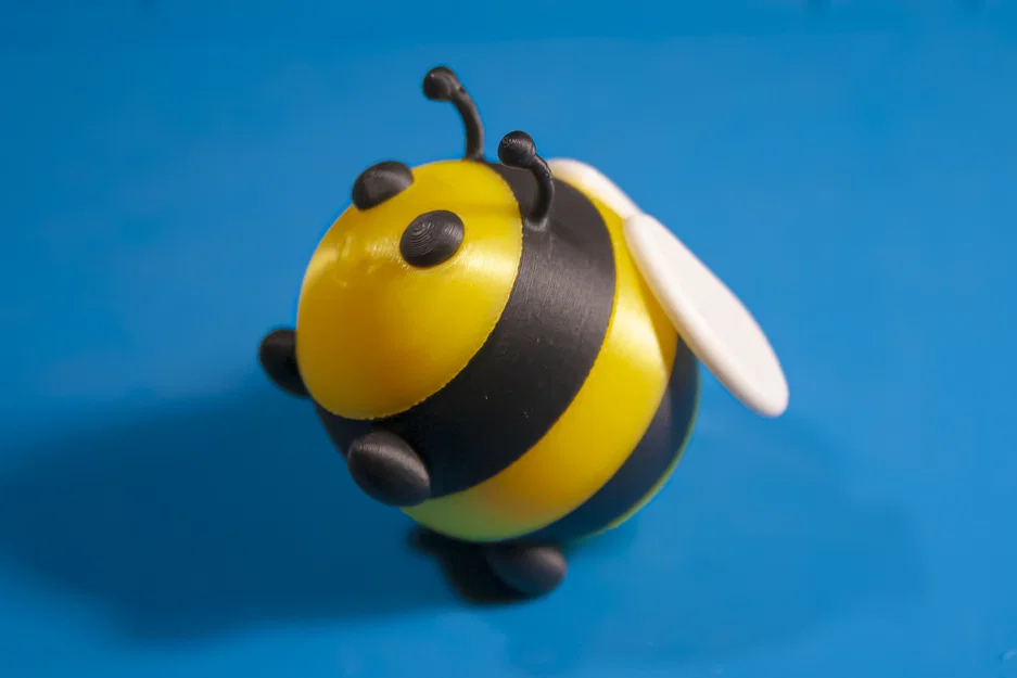 Mô hình chú ong nhỏ mũm mĩm (Chubby little bee) - In 3D dễ dàng - Image 1
