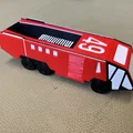 Mô hình lắp ráp Kit Card xe cứu hỏa Rosenbauer Panther 6x6 - Thumbnail 6