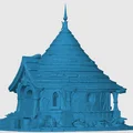 Nhà tranh kiểu tiên tộc (Elven Hutt), mô hình trang trí thị trấn - Thumbnail 3