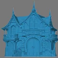 Trạm Giao Dịch Của Tộc Elf, Mô Hình Cảnh Trí Thị Trấn - Thumbnail 2