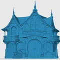 Trạm Giao Dịch Của Tộc Elf, Mô Hình Cảnh Trí Thị Trấn - Thumbnail 4