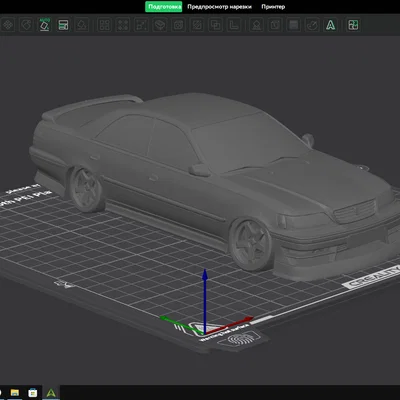 Mô hình 3D xe Toyota Mark 2 JZX 100 - Dành cho tín đồ JDM