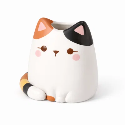 Chậu hoa hình mèo - Cat Vase