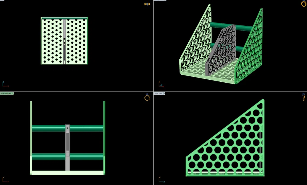 Mẫu kệ đựng sách và tài liệu in 3D thông minh - Image 1