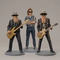 Mô hình 3D ban nhạc huyền thoại ZZ Top - Billy, Dusty và Frank - Thumbnail 1