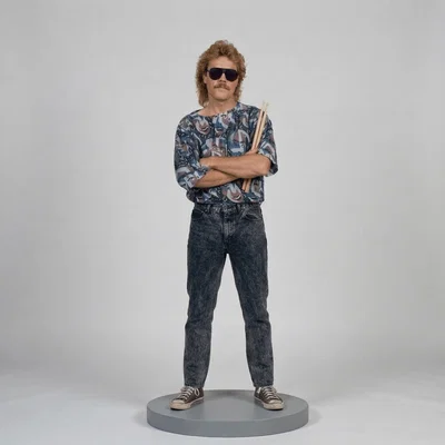 Mô hình 3D ban nhạc huyền thoại ZZ Top - Billy, Dusty và Frank