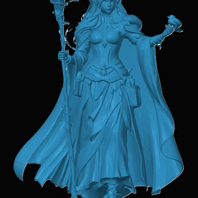 Mô hình Elvin Druid cho game nhập vai