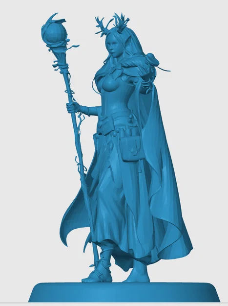 Mô hình Elvin Druid cho game nhập vai - Image 2