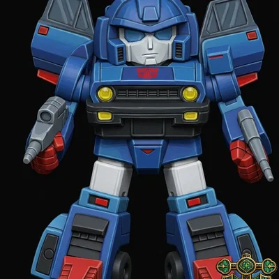 Mô hình Skids Transformers phong cách Chibi để bàn độc đáo