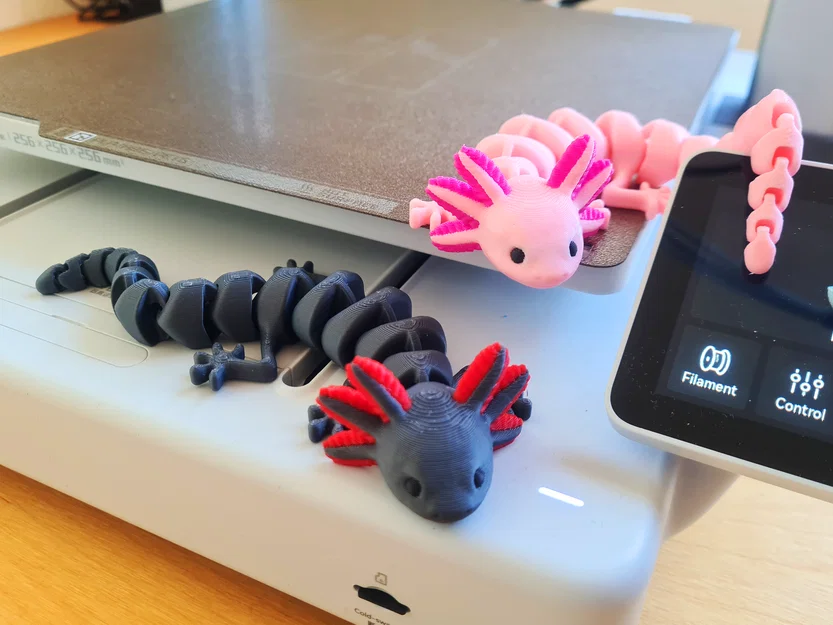 Mô hình Axolotl khớp nối (Đa sắc màu) - Image 1
