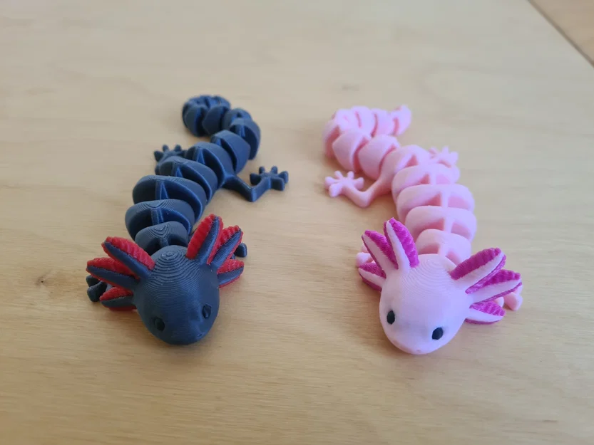 Mô hình Axolotl khớp nối (Đa sắc màu) - Image 2