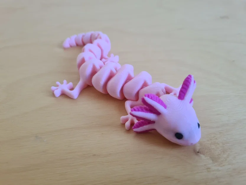 Mô hình Axolotl khớp nối (Đa sắc màu) - Image 4