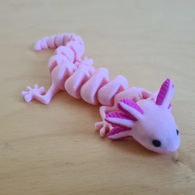Mô hình Axolotl khớp nối (Đa sắc màu)