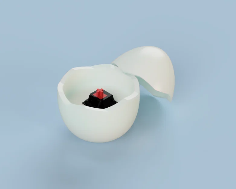 Trứng Phục Sinh Fidget Clicky có gà con bên trong (dùng switch bàn phím cơ) - Image 3