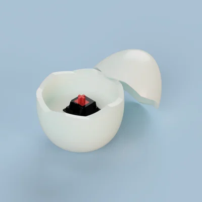 Trứng Phục Sinh Fidget Clicky có gà con bên trong (dùng switch bàn phím cơ)