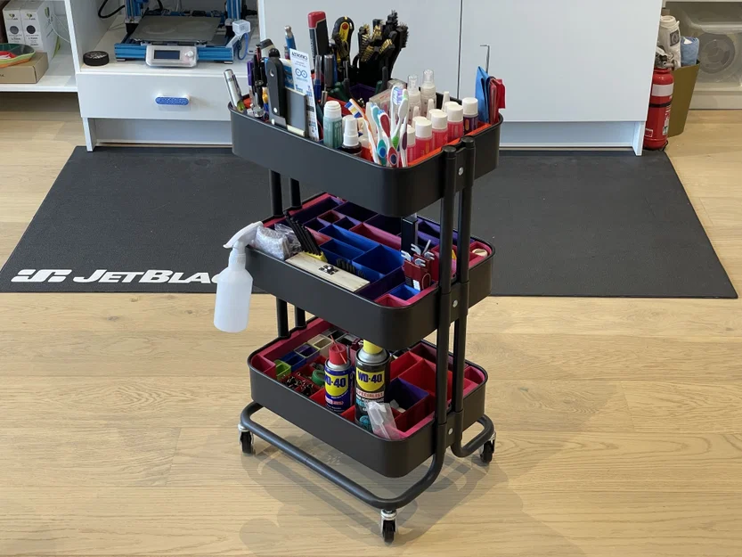 Đế Gridfinity cho xe đẩy IKEA RÅSKOG - Image 3