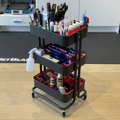 Đế Gridfinity cho xe đẩy IKEA RÅSKOG