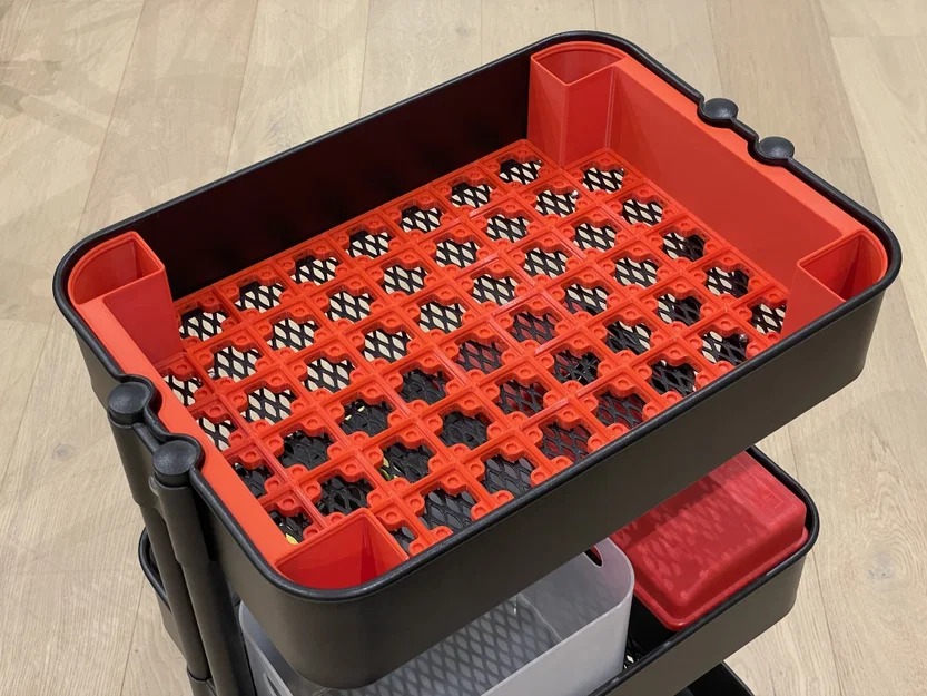 Đế Gridfinity cho xe đẩy IKEA RÅSKOG - Image 4